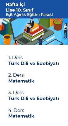 10.sınıf- Lise Esit Agırlık Eğitim Paketi DKHS-LEAEP-10-2021