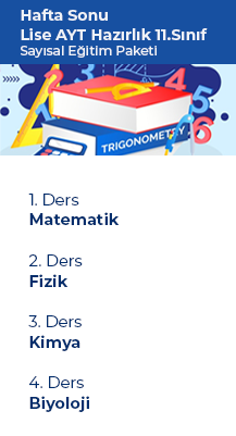 11.sınıf- Lise AYT Hazırlık Sayısal Eğitim Paketi- HS DKHS-LSEP-11-2021WK