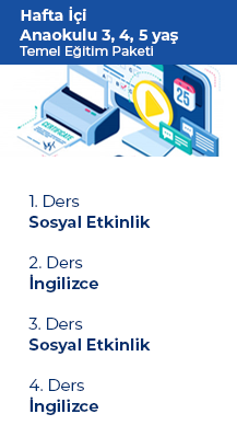 Anaokulu Temel Eğitim Paketi DKSS-ATEP-2021