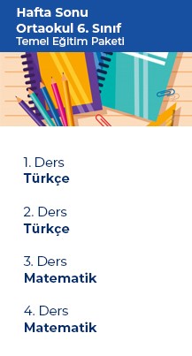 6.sınıf- Ortaokul Temel Eğitim Paketi-HS DKSS-OTEP-6-2021WK
