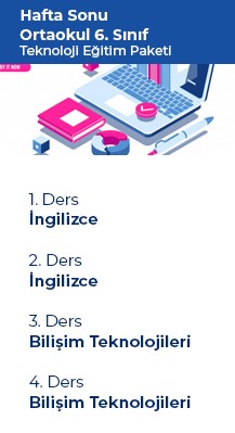 6.sınıf- Ortaokul Teknoloji Eğitim Paketi -HS DKSS-OTKEP-6-2021WK